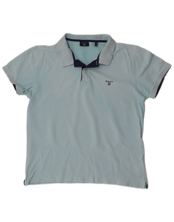 Gant Polo Hombre XL Azul Algodón