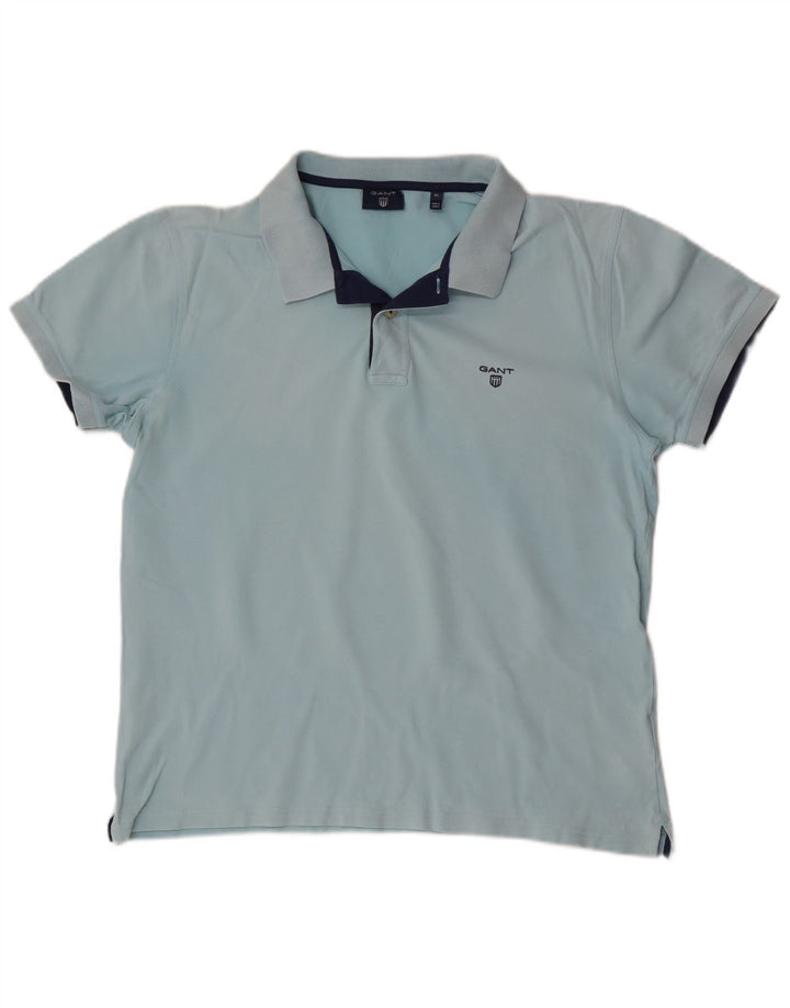 Gant Polo Hombre XL Azul Algodón
