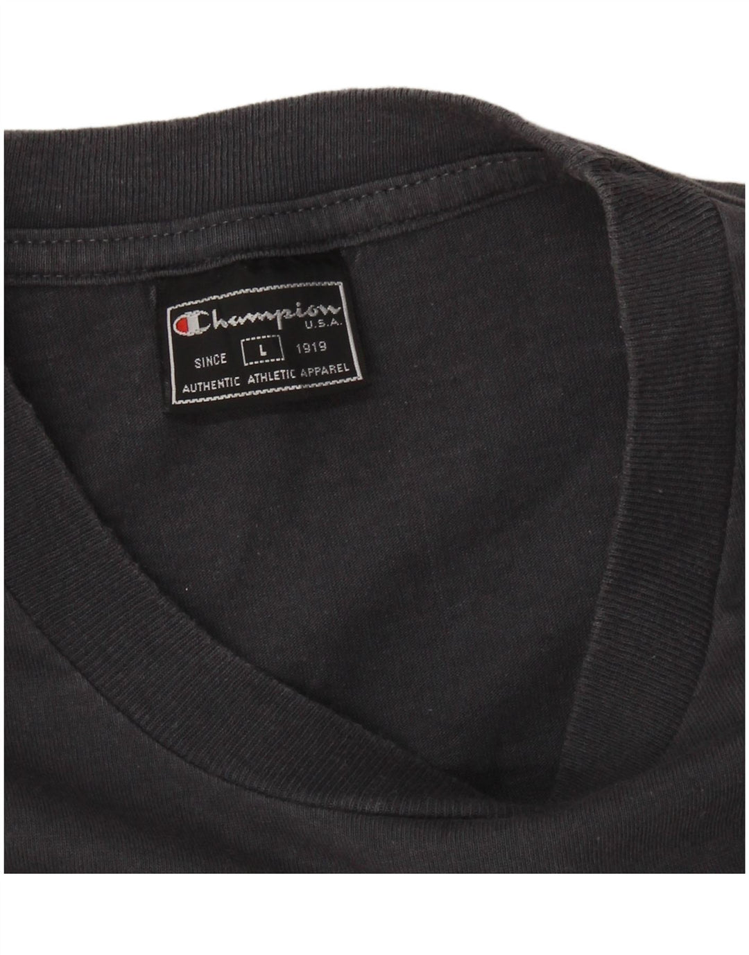 CHAMPION Camiseta para hombre Top Grande Gris