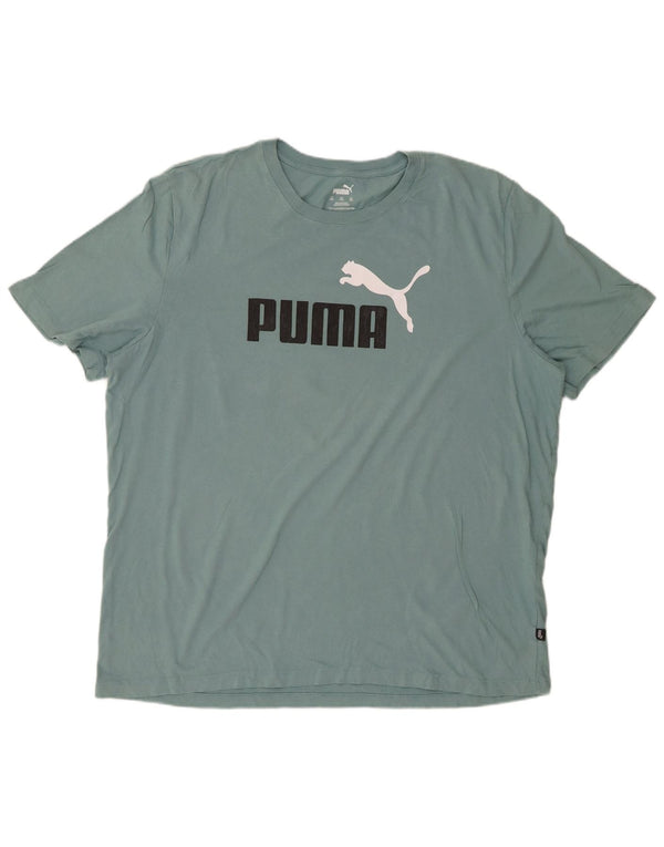 PUMA Camiseta gráfica para hombre Top 2XL Azul