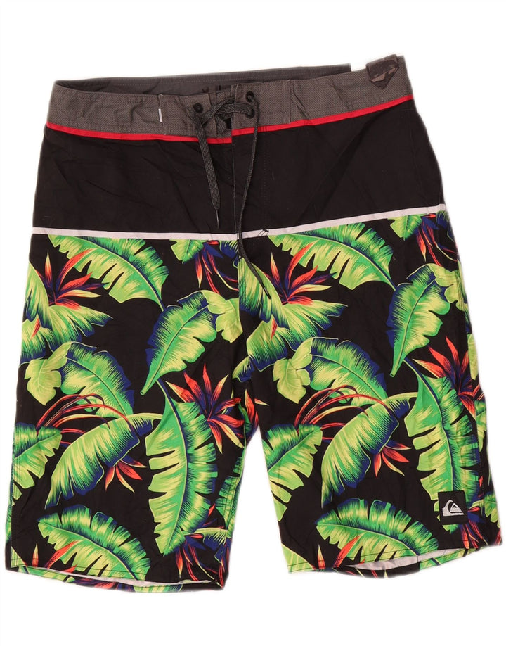 Bañador Quiksilver Hombre Bañador Mediano Negro Floral Poliéster
