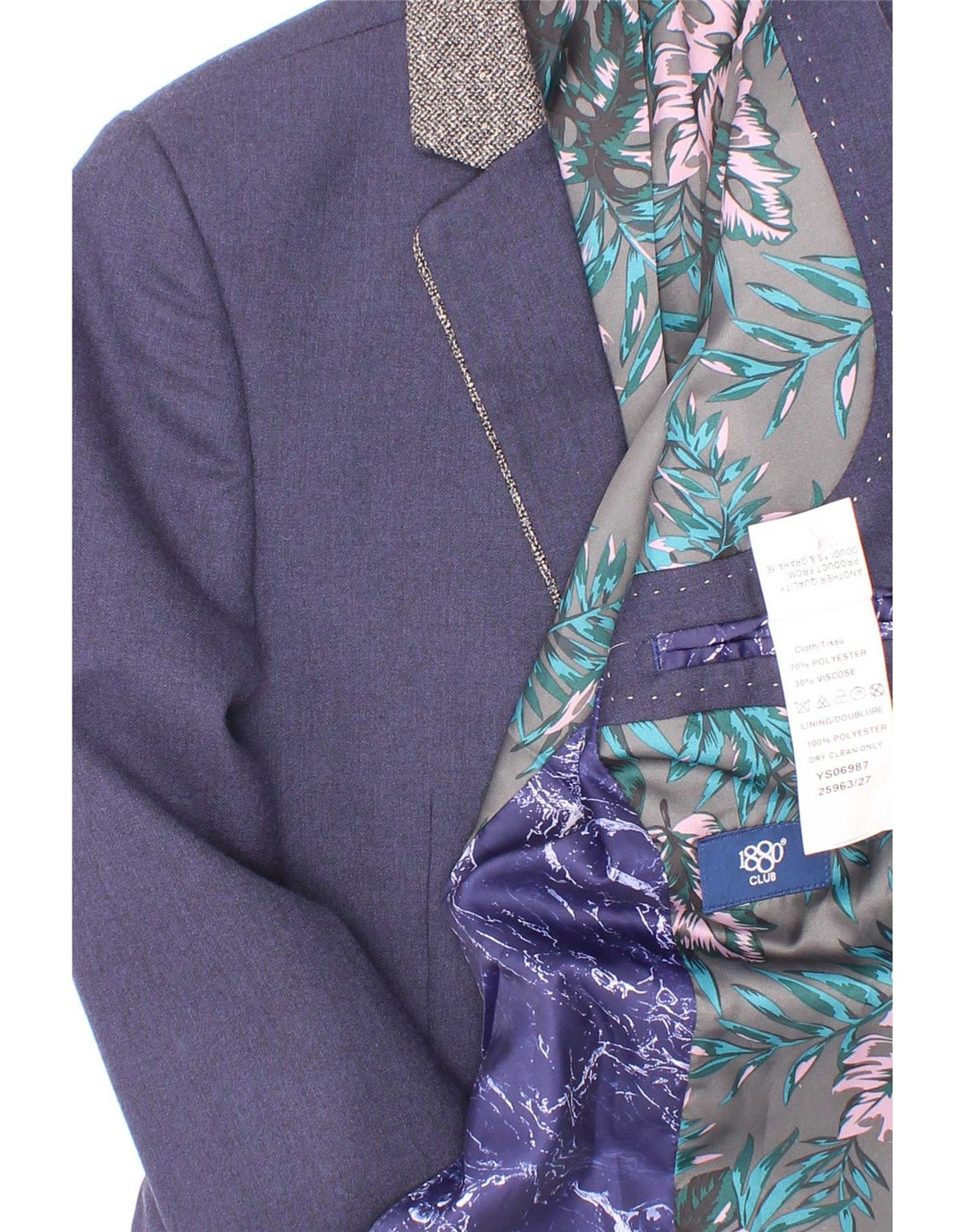 JP 1880 Chaqueta tipo blazer de 2 botones para niño 4-5 años Azul marino Poliéster