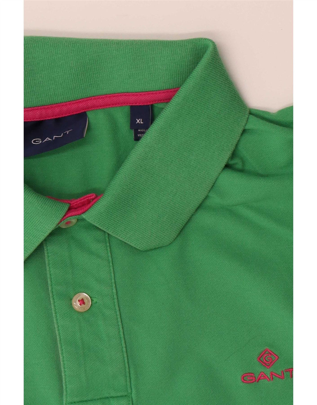 Gant Polo Hombre XL Algodón Verde