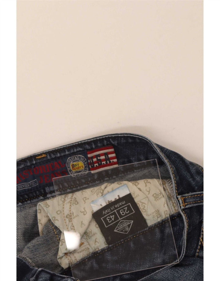 Roy Rogers Vaqueros ajustados para mujer W29 L27 Algodón azul