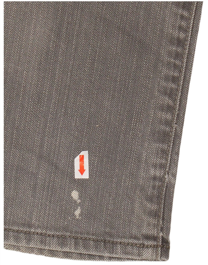 ARMANI Vaqueros rectos para hombre W33 L33 Algodón gris