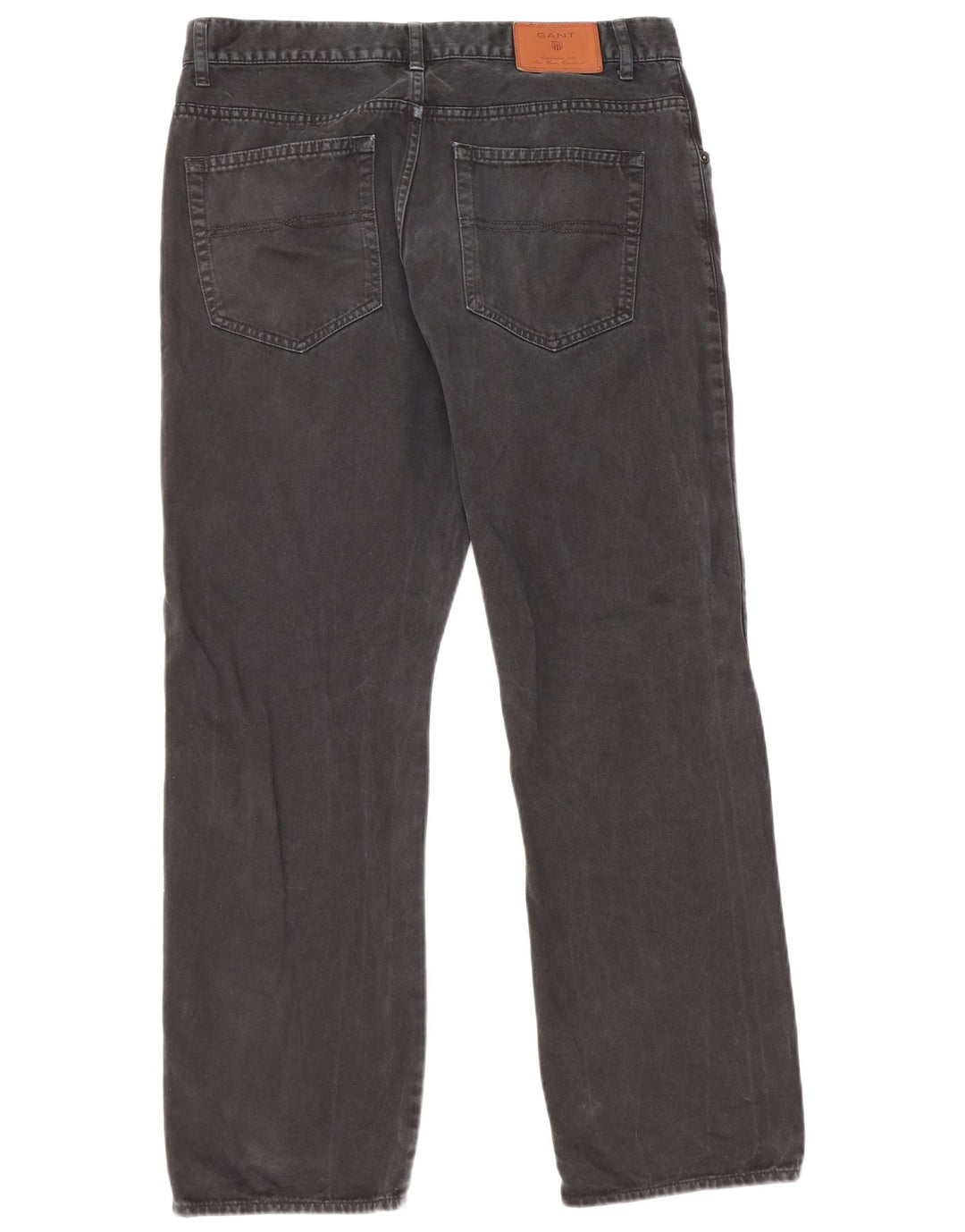 Vaqueros rectos Gant para hombre W34 L30 Algodón negro