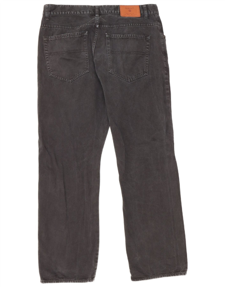 Vaqueros rectos Gant para hombre W34 L30 Algodón negro