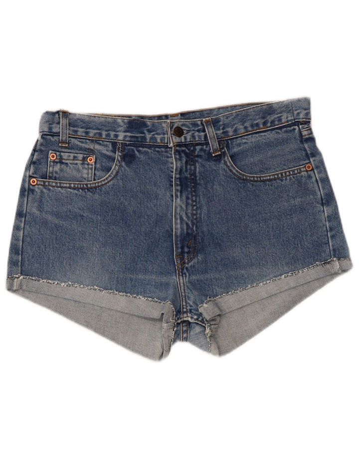 LEVI'S Pantalones cortos vaqueros para mujer W32 Algodón azul grande
