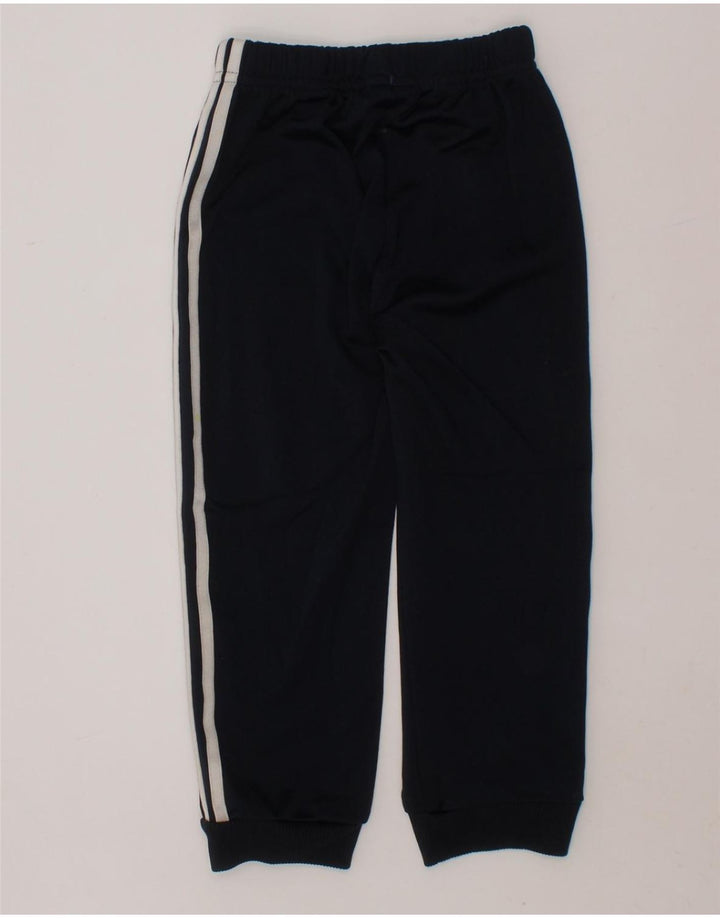 ADIDAS Boys Tracksuit Trousers Joggers 2-3 Years  Navy Blue Polyester Vintage Adidas and Second-Hand Adidas from Messina Hembry 