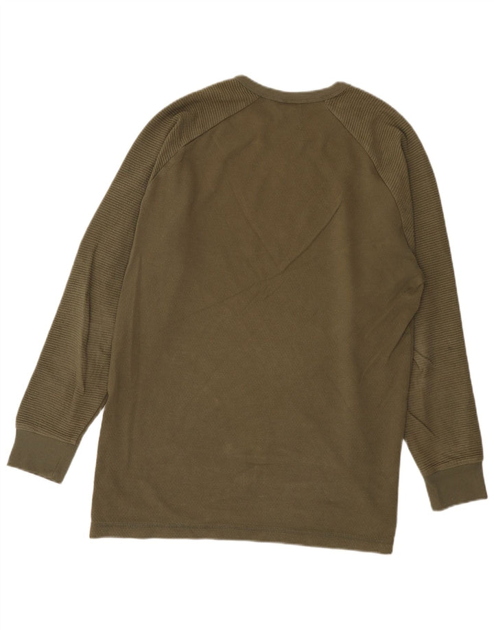 G-Star Hombre Top Manga Larga Algodón Caqui Grande