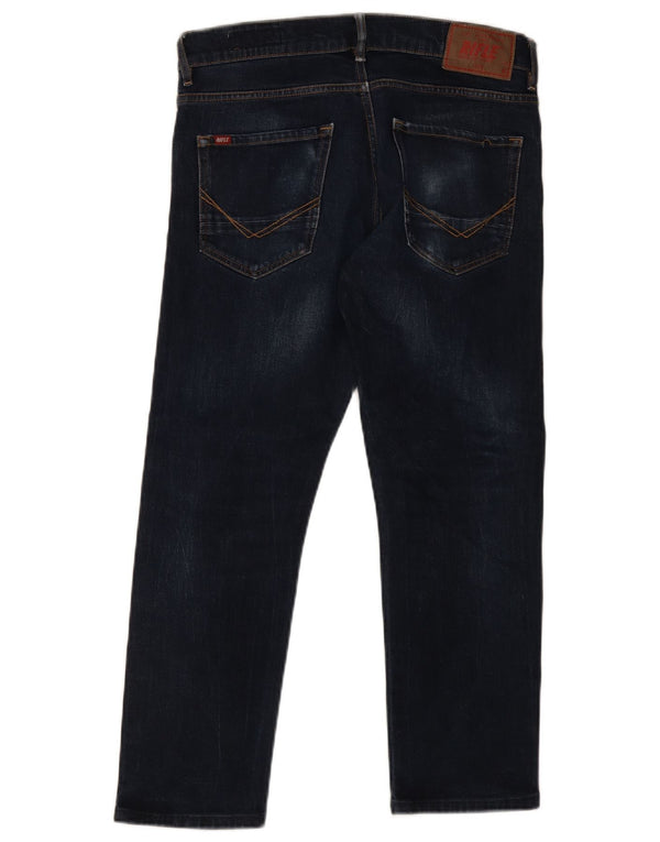 Rifle Jeans ajustados recortados para hombre W32 L26 Algodón azul marino