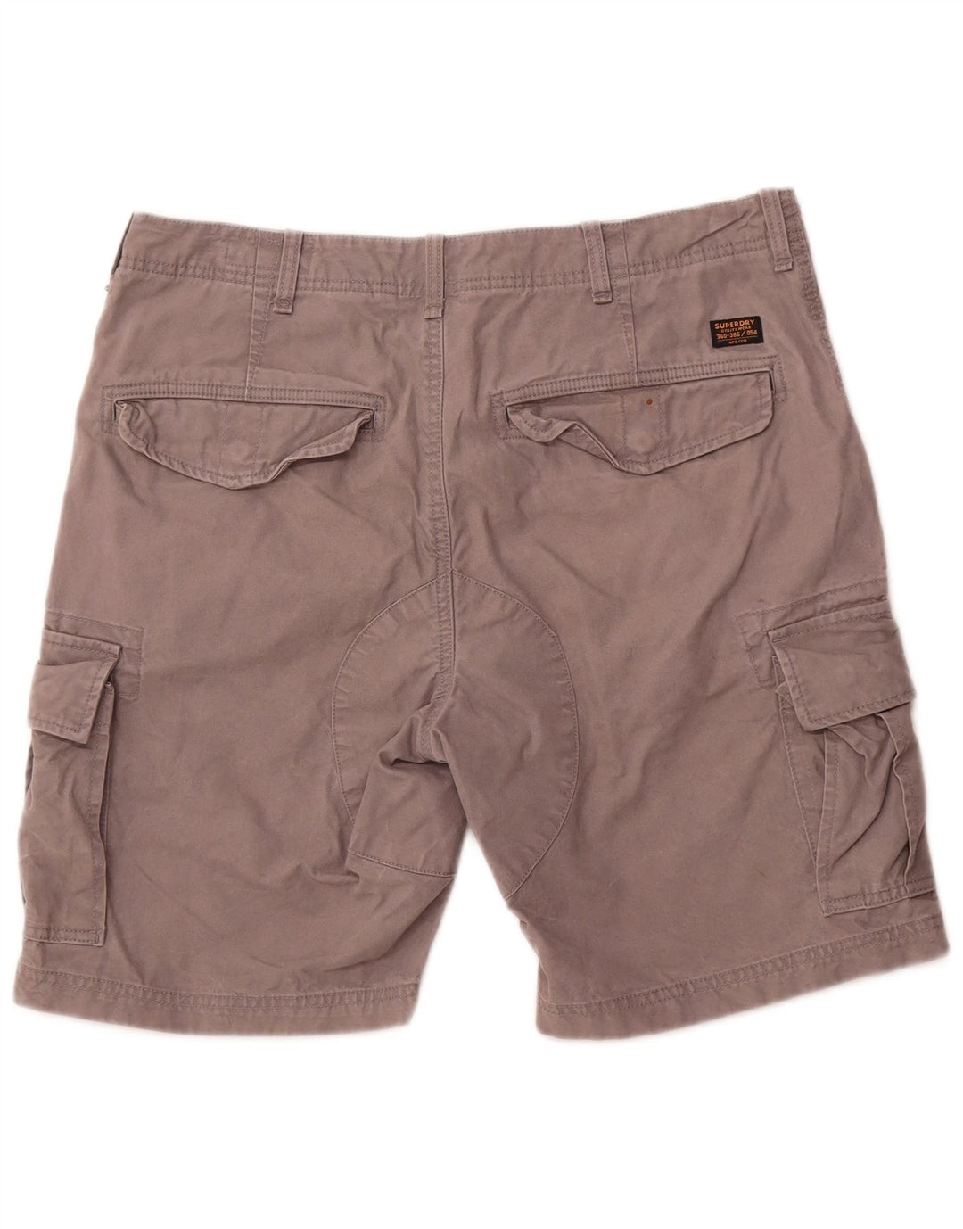 SUPERDRY Shorts cargo para hombre W36 Algodón gris grande