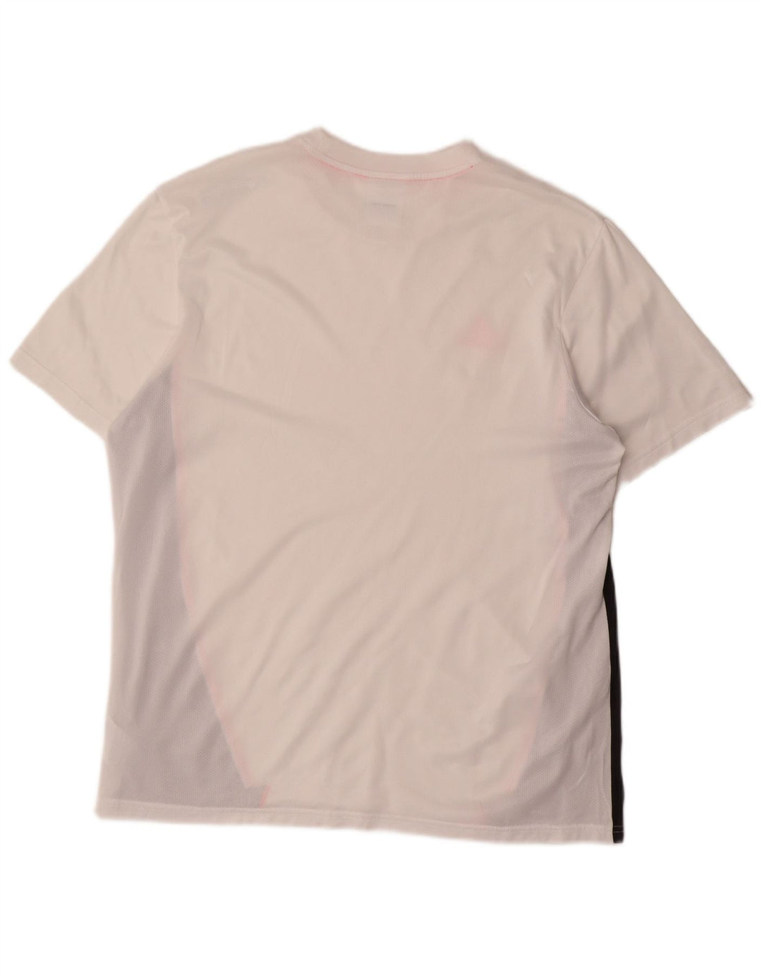 Adidas Hombre Camiseta Gráfica Top Grande Blanco Colorblock Poliéster
