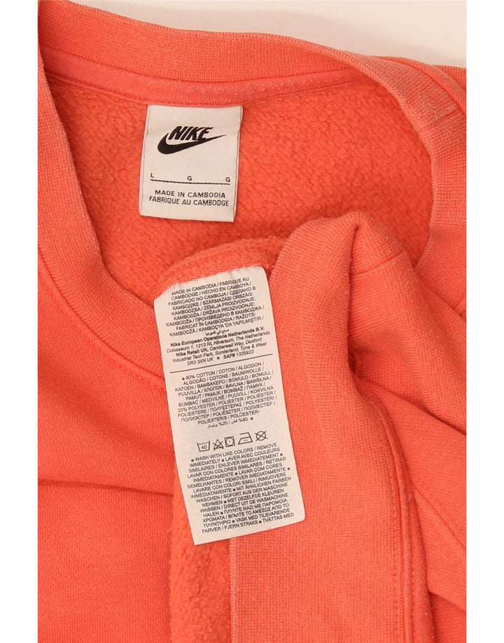 Nike Sudadera Jumper para Hombre Grande Rosa Algodón