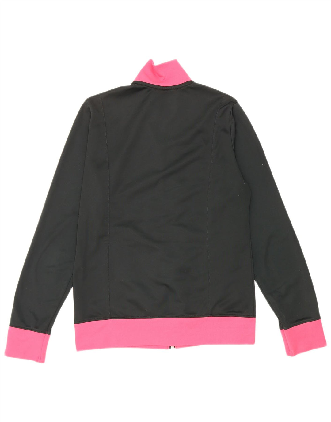 Lotto Chaqueta de chándal para mujer UK 40 Mediana Negro Colorblock Poliéster