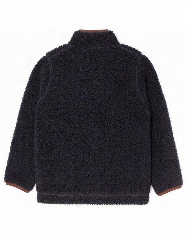 Napapijri Jersey polar con gráfico y cremallera para niños 5-6 años Azul marino Poliéster