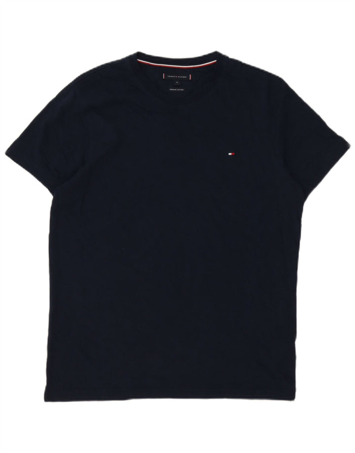 Camiseta Tommy Hilfiger Hombre Top Medium Azul Marino Algodón