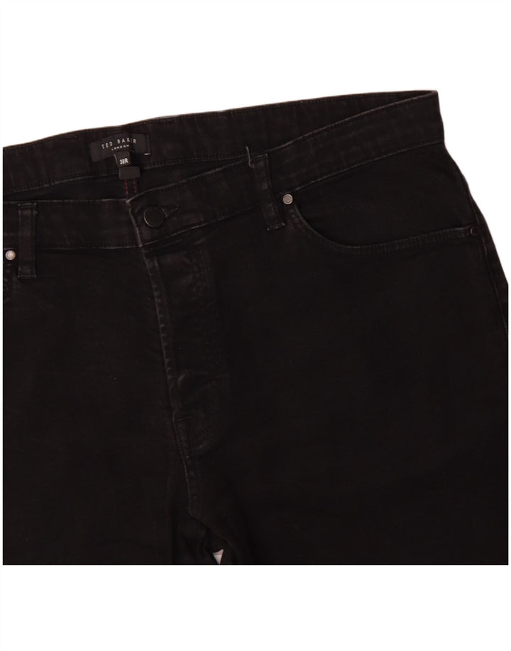 Vaqueros rectos para hombre de Ted Baker W38 L30 Negro