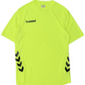 Hummel Hombre Camiseta Gráfica Top Poliéster Verde Medio