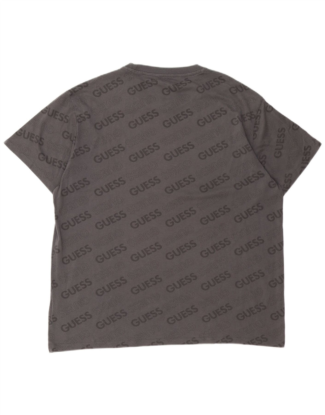 Guess Camiseta gráfica para hombre Top 2XL Algodón gris