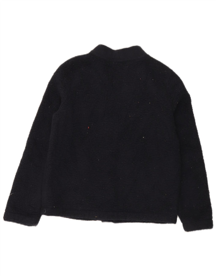 Tommy Hilfiger Chaqueta polar para mujer UK 10 Small Poliéster azul marino