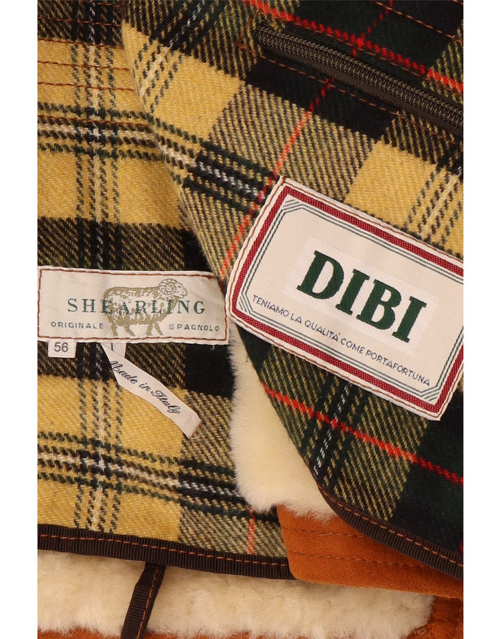 Dibi Chaqueta de piel de oveja para hombre IT 56 3XL Piel de oveja marrón