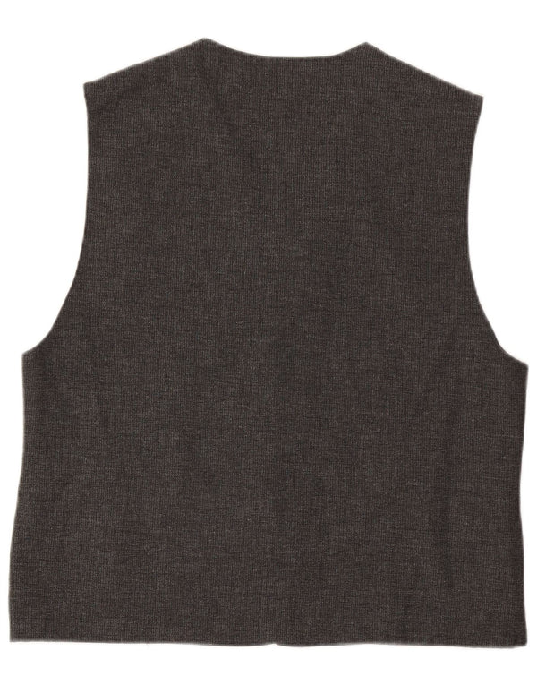 Chaleco vintage para hombre 2XL lana gris