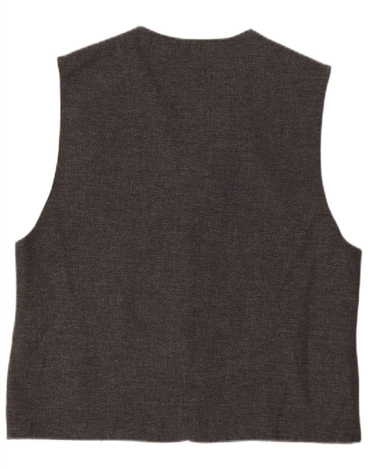 Chaleco vintage para hombre 2XL lana gris