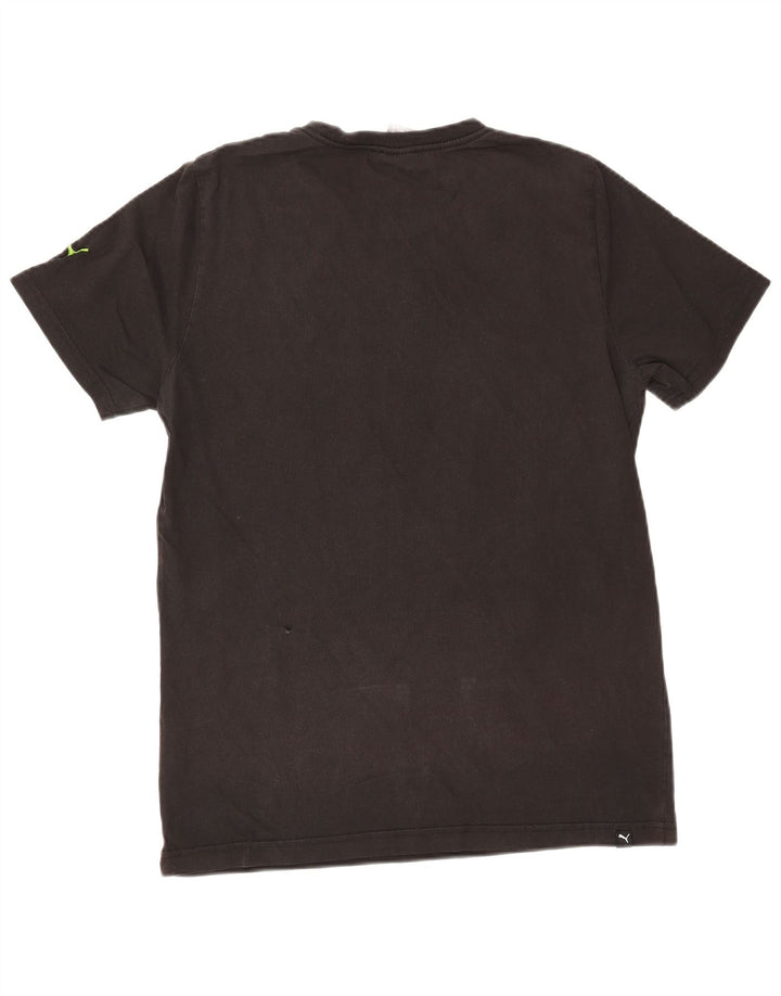 PUMA Camiseta gráfica para hombre Top mediano negro