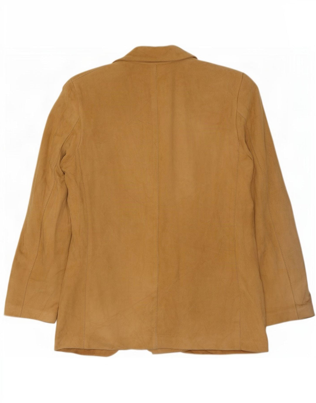 Vintage mujer doble pecho ante Blazer chaqueta IT 44 Medio Beige