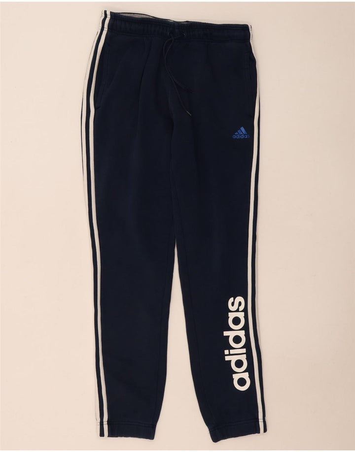 Adidas Pantalones de chándal gráficos para mujer Joggers UK 14 Medium Azul marino