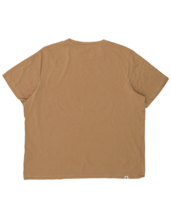 Puma Hombre Camiseta Gráfica Top XL Algodón Beige