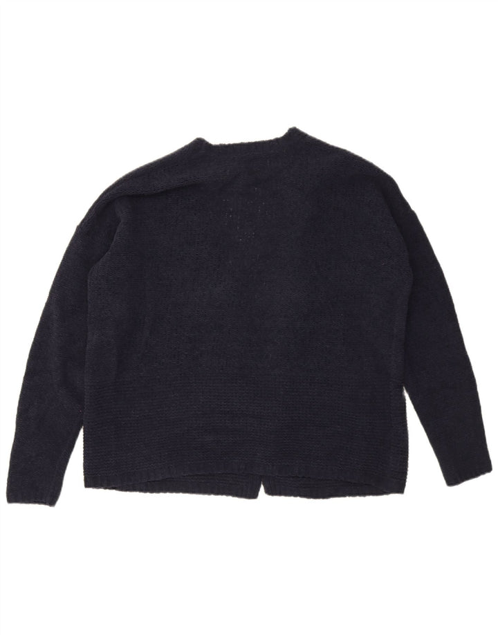 Marks & Spencer Suéter Cárdigan Abierto para Mujer UK 44 Medio Azul Marino