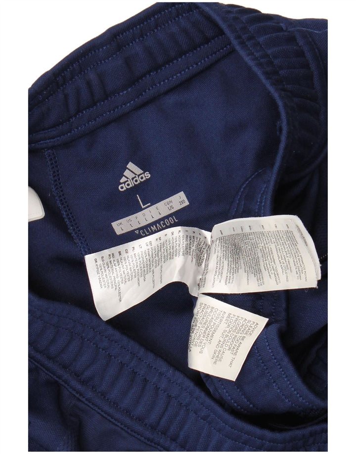 Adidas Mens Climacool Chándal Pantalones Grande Azul Marino Poliéster