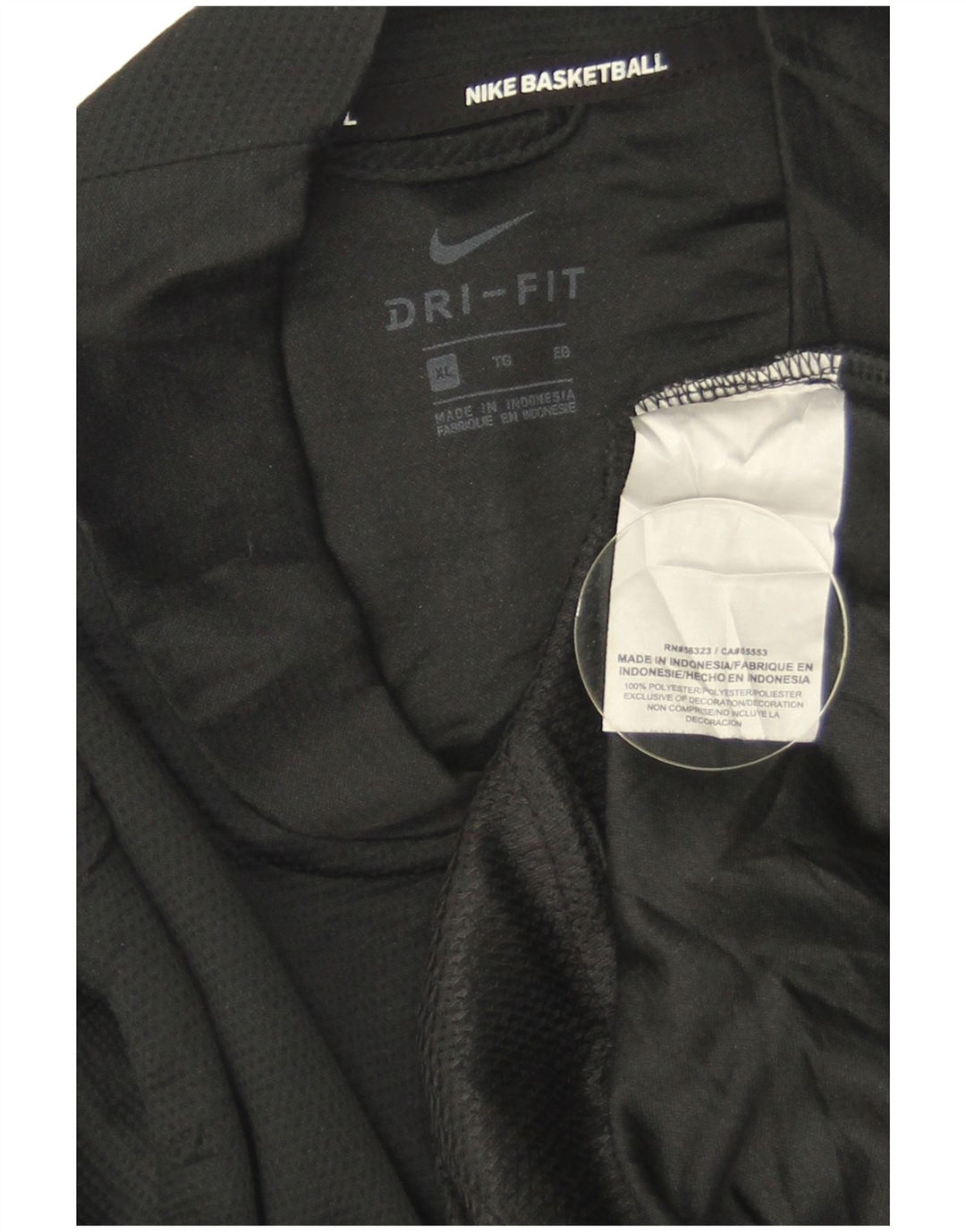 Nike Hombre Dri Fit Chándal Top Chaqueta XL Poliéster Negro