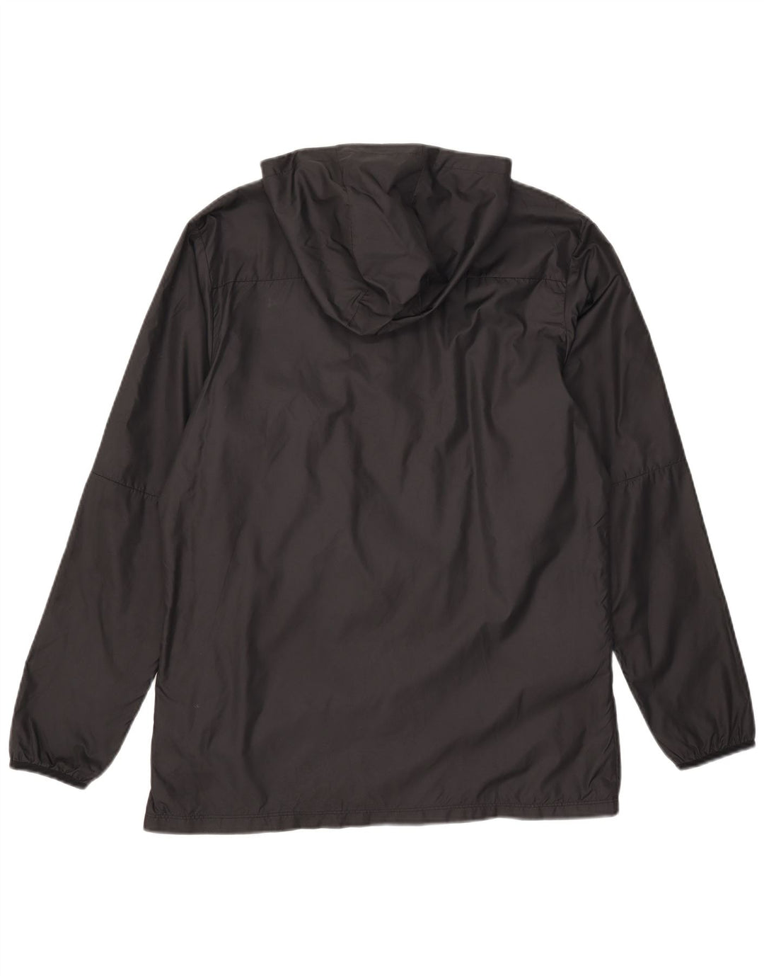 Nike - Chaqueta impermeable con capucha para hombre, talla 40, poliéster negro grande