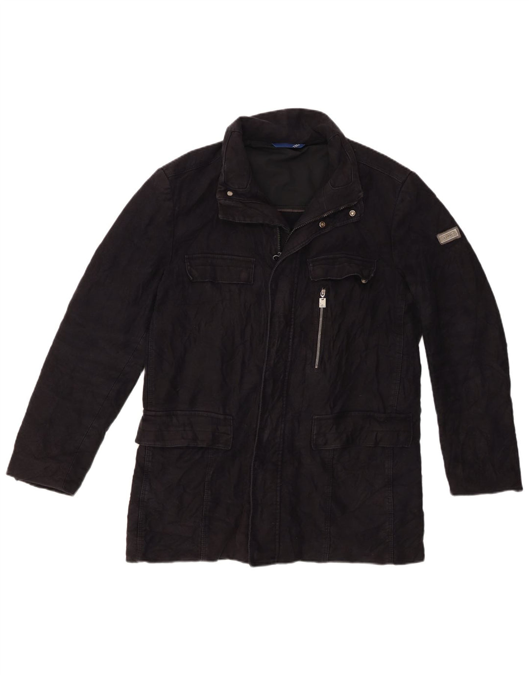 Trussardi Chaqueta utilitaria para hombre IT 52 XL Negro