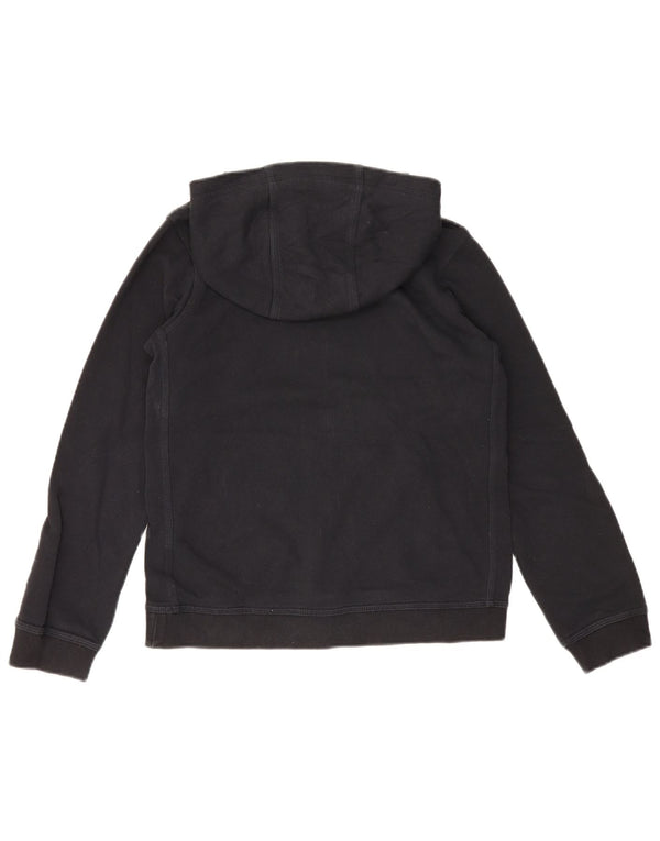 Nike - Sudadera con capucha para niños (12-13 años, talla grande, algodón negro)