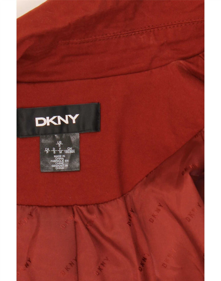 Dkny Abrigo abierto de gran tamaño para mujer Reino Unido 10 Pequeño Rojo