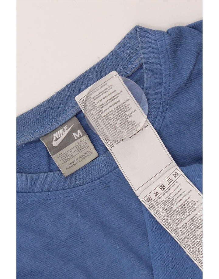 Nike Camiseta para hombre Top UK 39/41 Azul medio Algodón