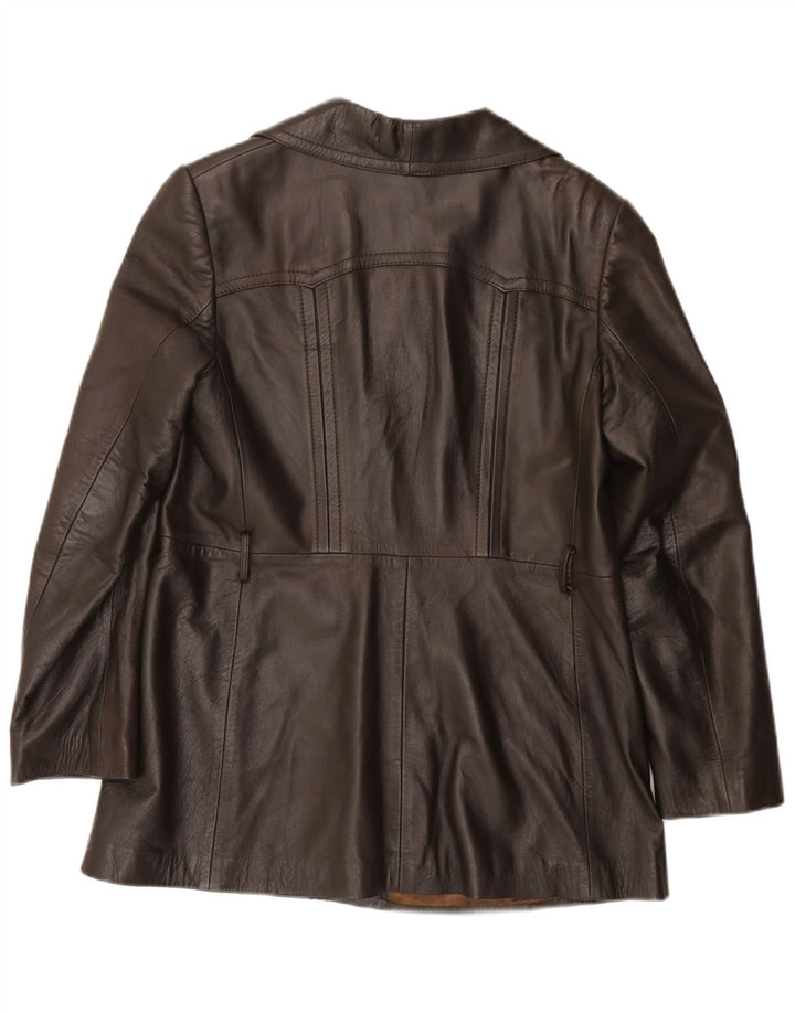 Chaqueta de cuero Everest para mujer IT 48 XL Marrón