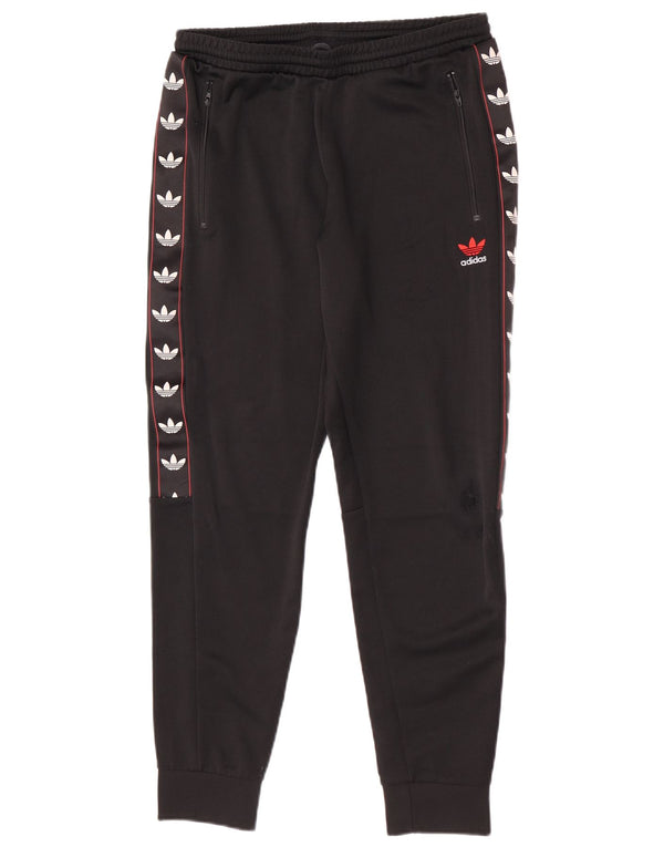 Adidas Hombre Pantalones De Chándal Gráfico Joggers Medium Black Colourblock