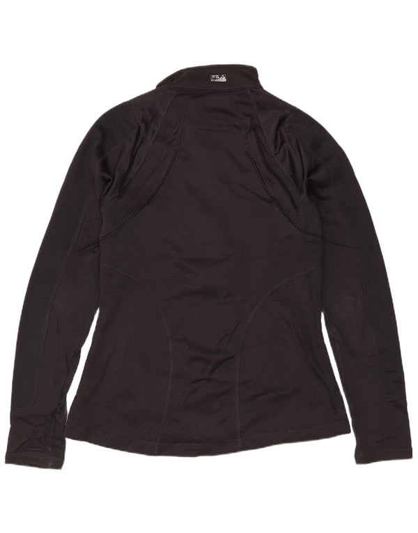 FILA Chaqueta de chándal para mujer UK 10 Small Black Poliéster