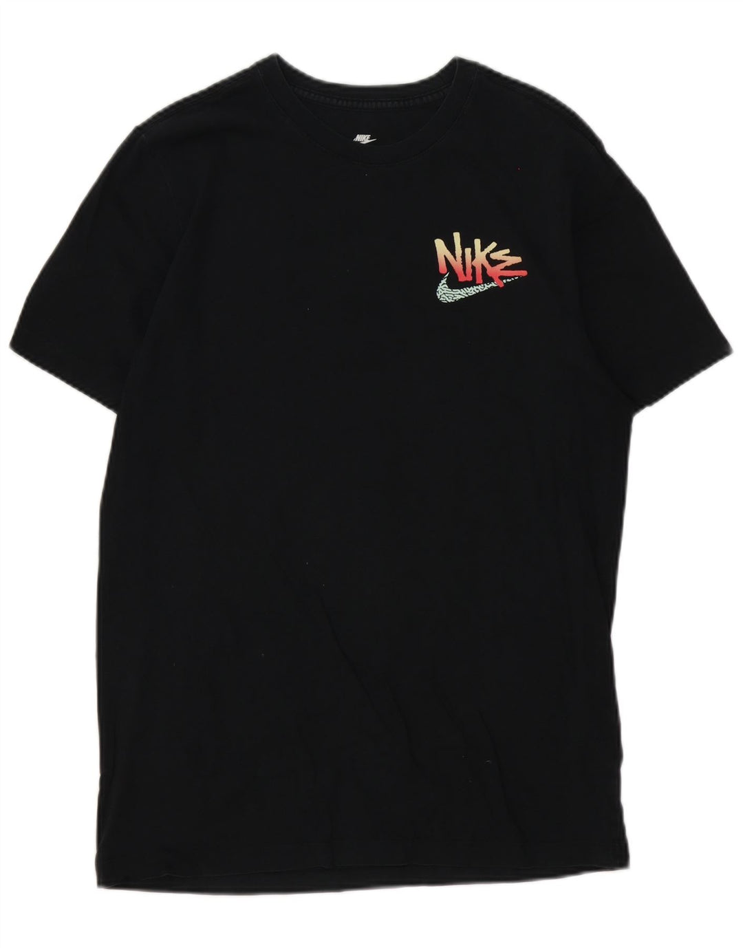 Nike Camiseta gráfica para hombre, parte superior mediana negra