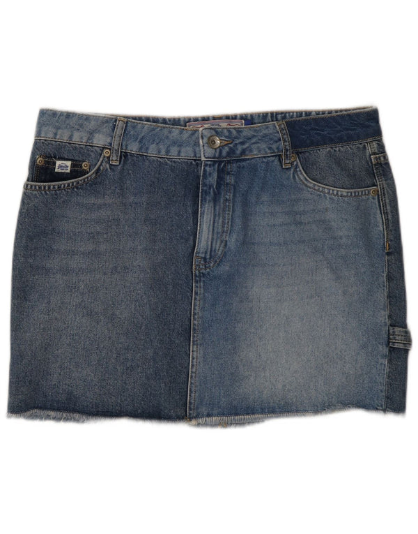 Falda Vaquera Superdry Mujer W30 Algodón Azul Medio