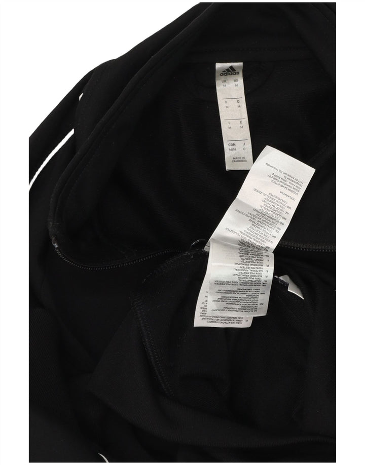 Adidas Mens Graphic Chándal Top Chaqueta Mediano Negro Poliéster