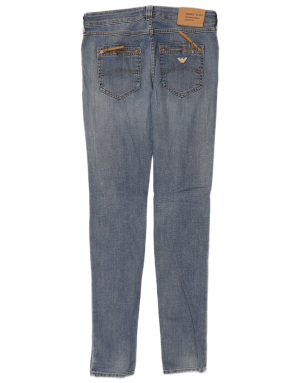 Jeans Armani Mujer Skinny W27 L34 Algodón Azul
