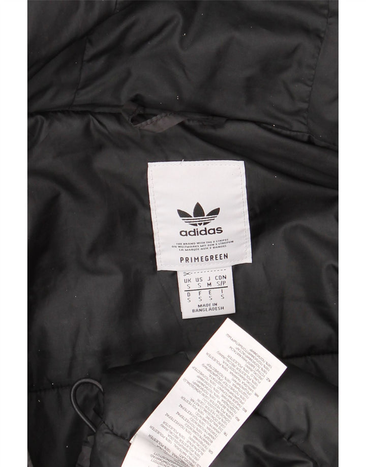 Adidas Chaqueta acolchada con capucha Primegreen para hombre UK 36 Small Poliéster negro
