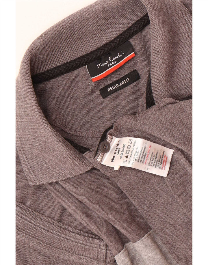Pierre Cardin Polo De Corte Regular Para Hombre Poliéster Color Block Gris Pequeño