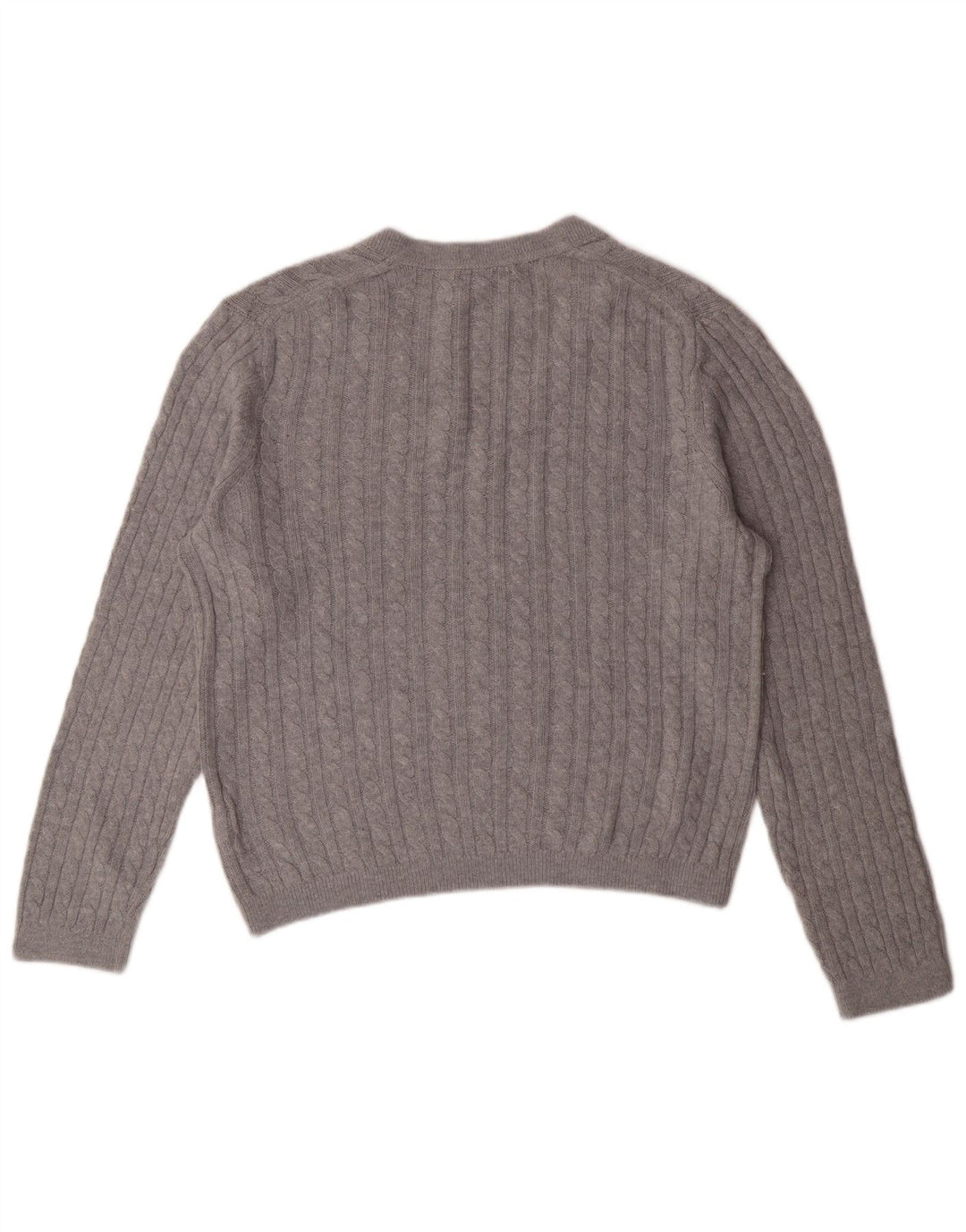 TOMMY HILFIGER Suéter tipo jersey con cuello en V para mujer UK 42 Nylon gris medio